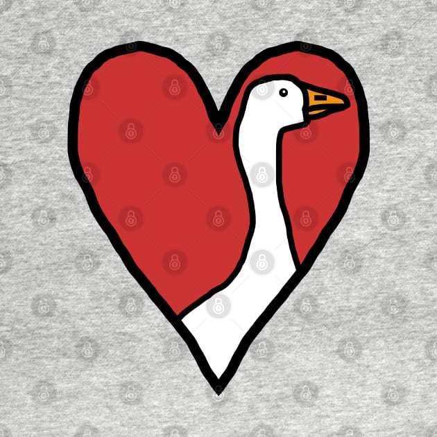 My Small Goose Valentine by ellenhenryart